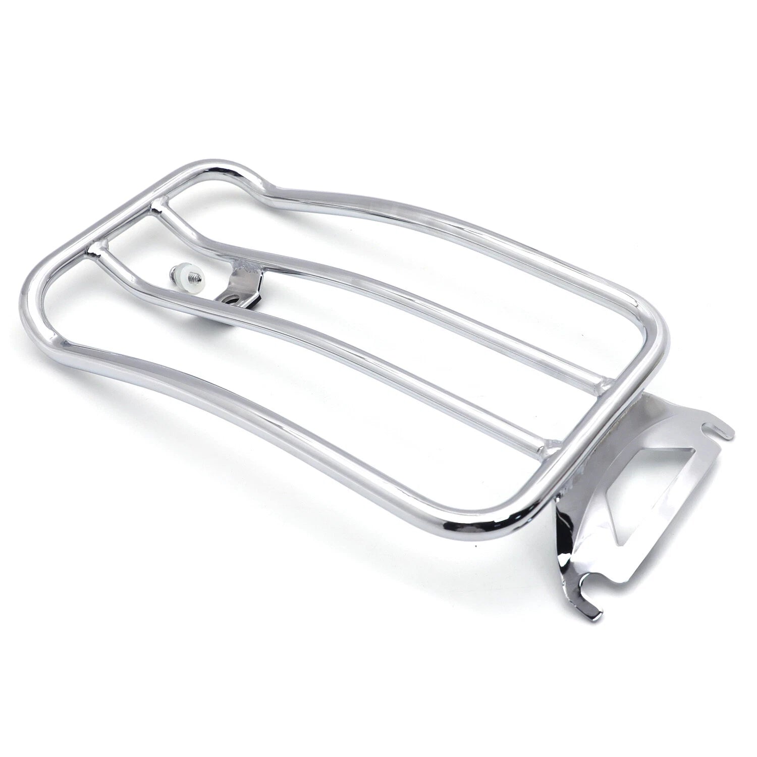Solo Seat Luggage Rack for Harley Touring FLH/T (1997–2015) (Chrome)