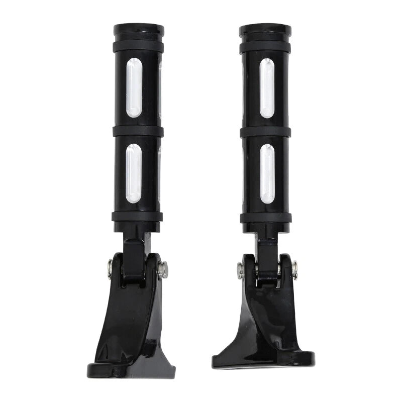 Black Passenger Footpeg for Harley Road King, Street, Electra Glide (1993–2025)