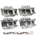 Front & Rear Brake Caliper Set for Chevy Silverado 1500 Sierra (2002-2005)