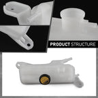 Coolant Reservoir Tank with Cap for Lexus NX200t NX300 NX300h