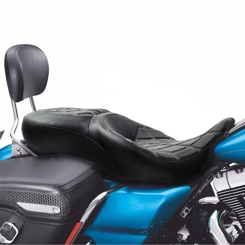Driver Passenger Seat for Harley Electra Glide, Street Glide, Road Glide (2009–Up)