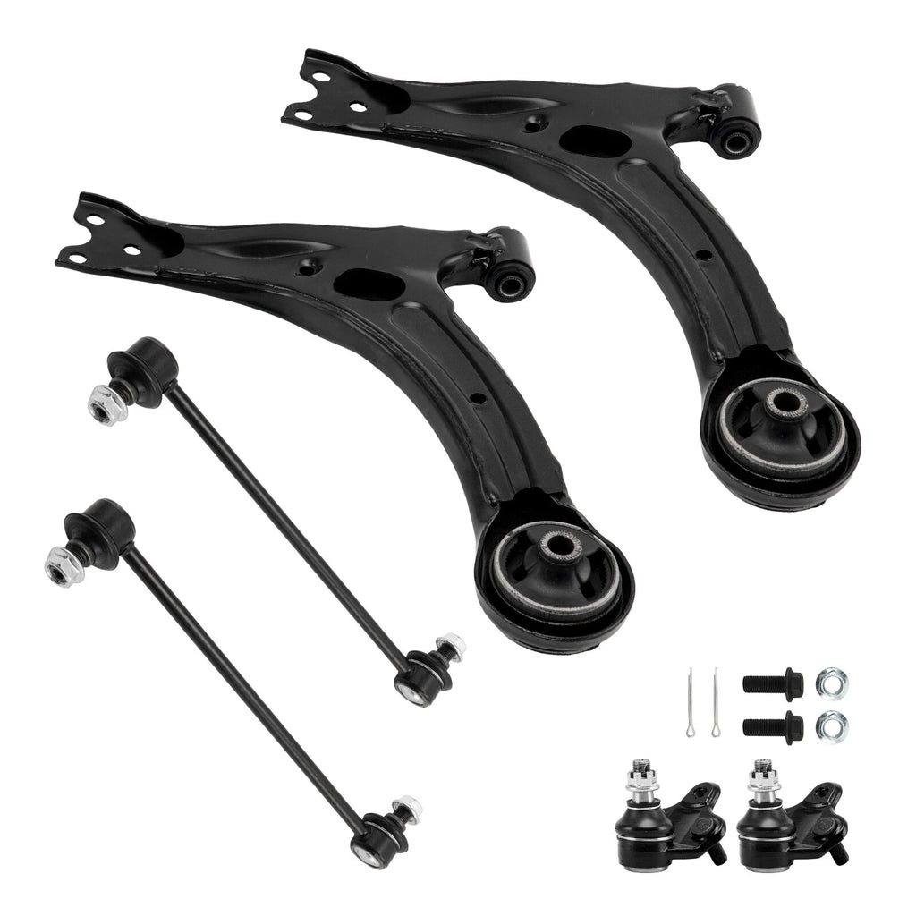 Front Lower Control Arms Ball Joints Sway Bar for Toyota Corolla (2003–2008)