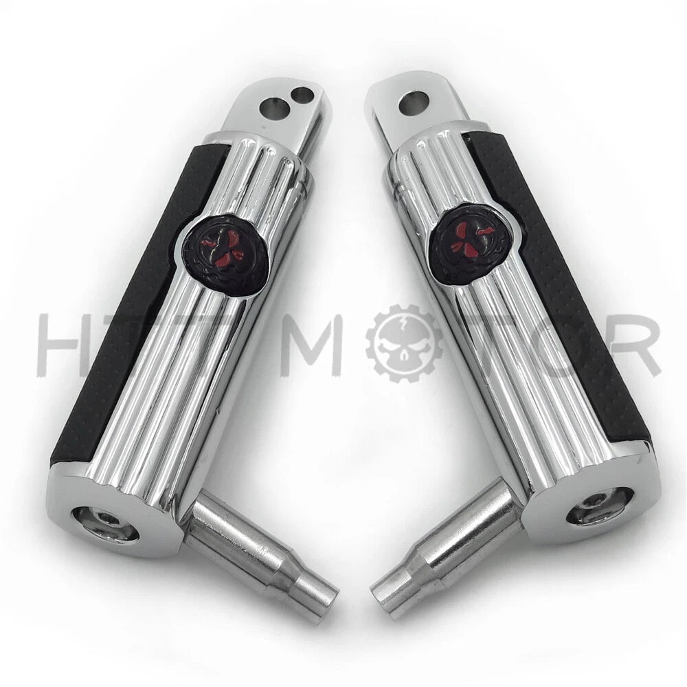 Chrome Footpegs for Harley-Davidson Softail Fat Boy FLFB & Fat Bob (2018–Present)