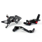 CNC Aluminum Rearsets Footpegs for Suzuki GSX-R 1000 (2017–2023)