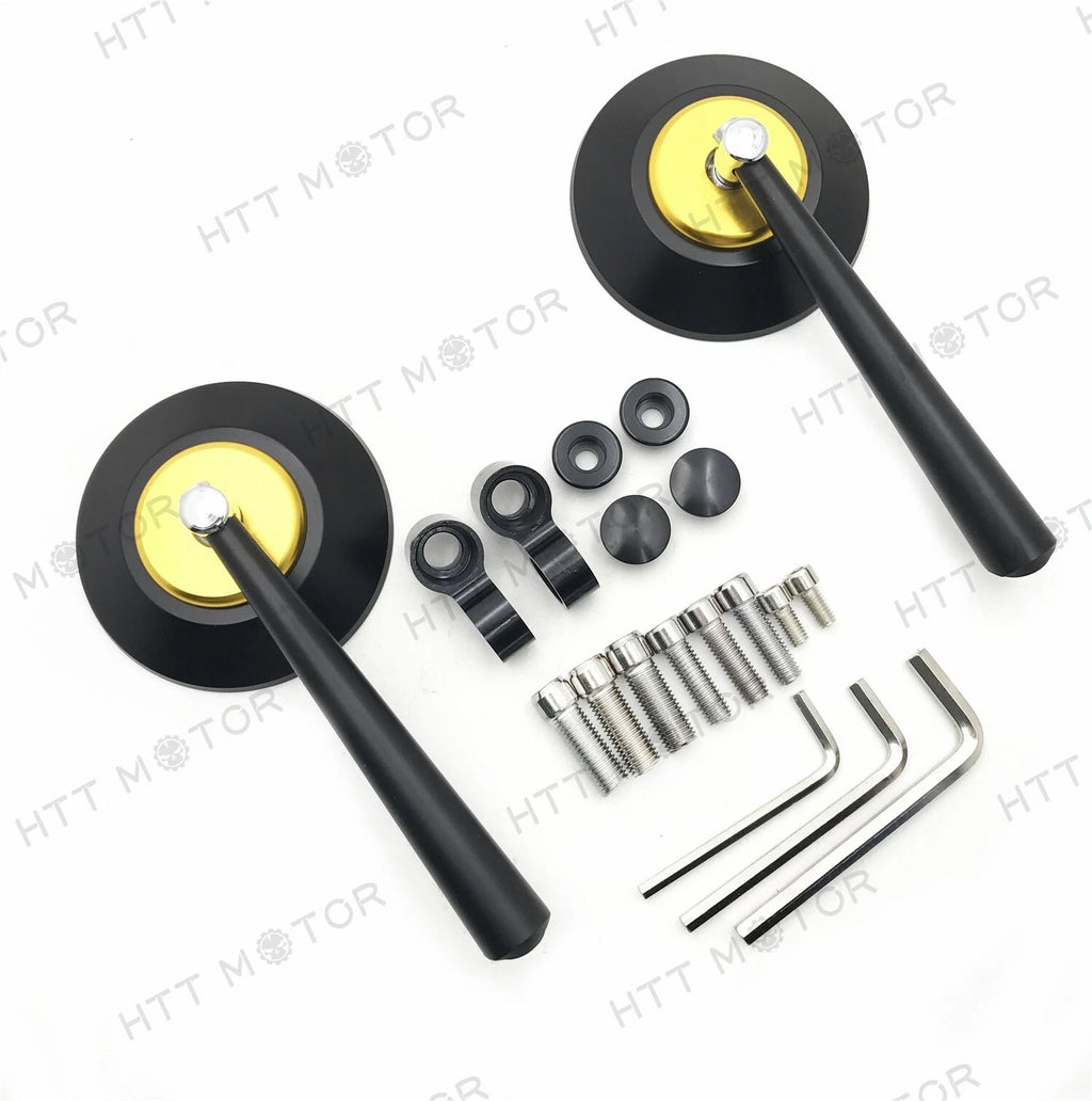 CNC Rearview Side Mirrors for Honda Yamaha ATV Dirt Bike (8MM 10MM)