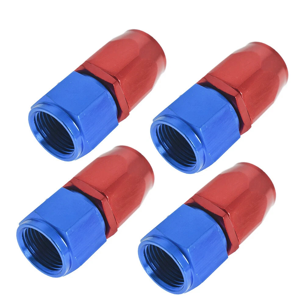 Set of 4 Swivel Straight Hose End Fittings for CPE Hose Universal