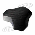 Rear Carbon Fiber Fuel Gas Tank Protector for Kawasaki Ninja ZX14R (2006–2011)