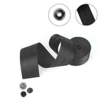 Set of 2 Retractable 3-Point Nylon Racing Seat Belts for Auto