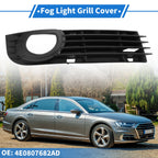 1pc Fog Light Grill for Audi A8 D3 (2005–2007) No. 4E0807682AD ABS