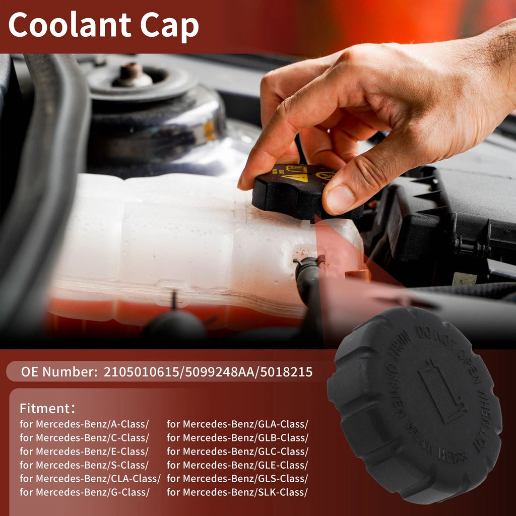 Coolant Cap for Mercedes-Benz A-Class (No. 2105010615/5099248AA/5018215)