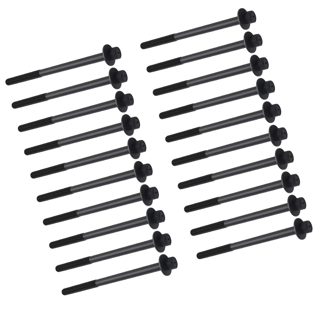 20pcs Head Bolts for Ford F-150 5.0L (2011–2016) Mustang 5.0L (2011–2017) 12mm
