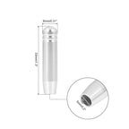 4Pcs Door Lock Knob Pins for BMW 3 Series E90 (2006–2013) - Silver Tone