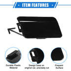 Front Right Bumper Tow Hook Cover for Subaru Forester (2009–2013) Black