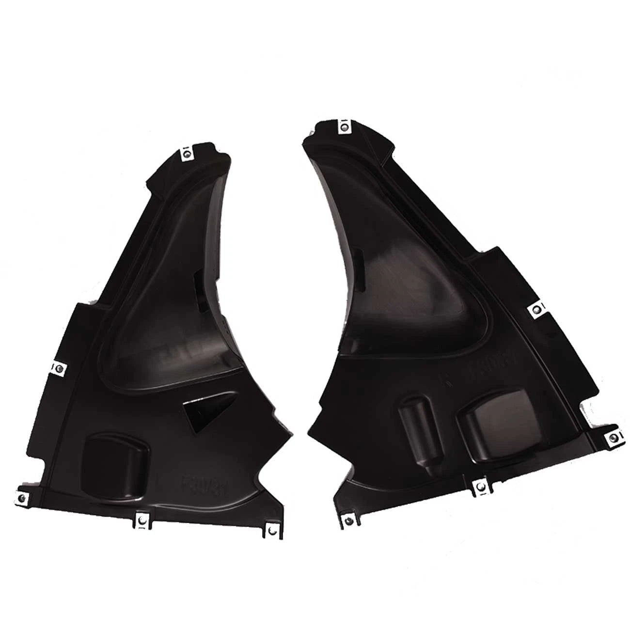Set of 2 Front Splash Shields for BMW 320i 328d 328i 330e (2012–2019)