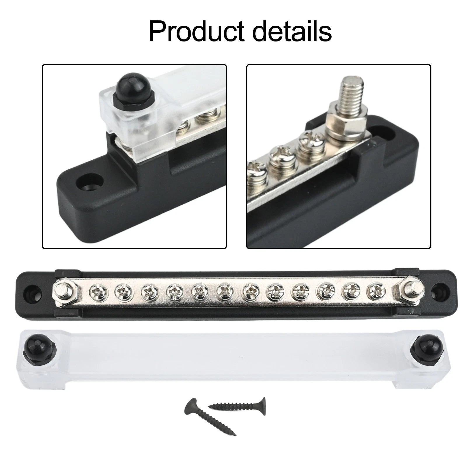 Nylon Steel Terminal Block Bus Bar Cover for