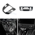 Carbon Fiber Look Gear Shift Console CD Panel Trim for Honda CR-V (2017–2022)