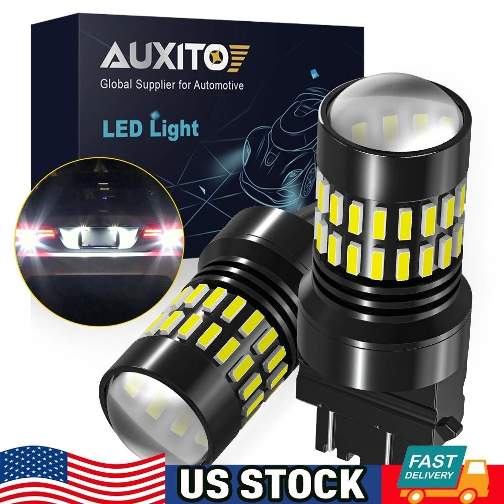 2X 3157 3047 LED Tail Reverse Backup Light Bulb for GMC 1500 2500 (2003–2013)