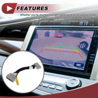 Rear View Camera Adapter Wire Harness Cable for Honda CRV (2012–2017) RCA 27 Pin