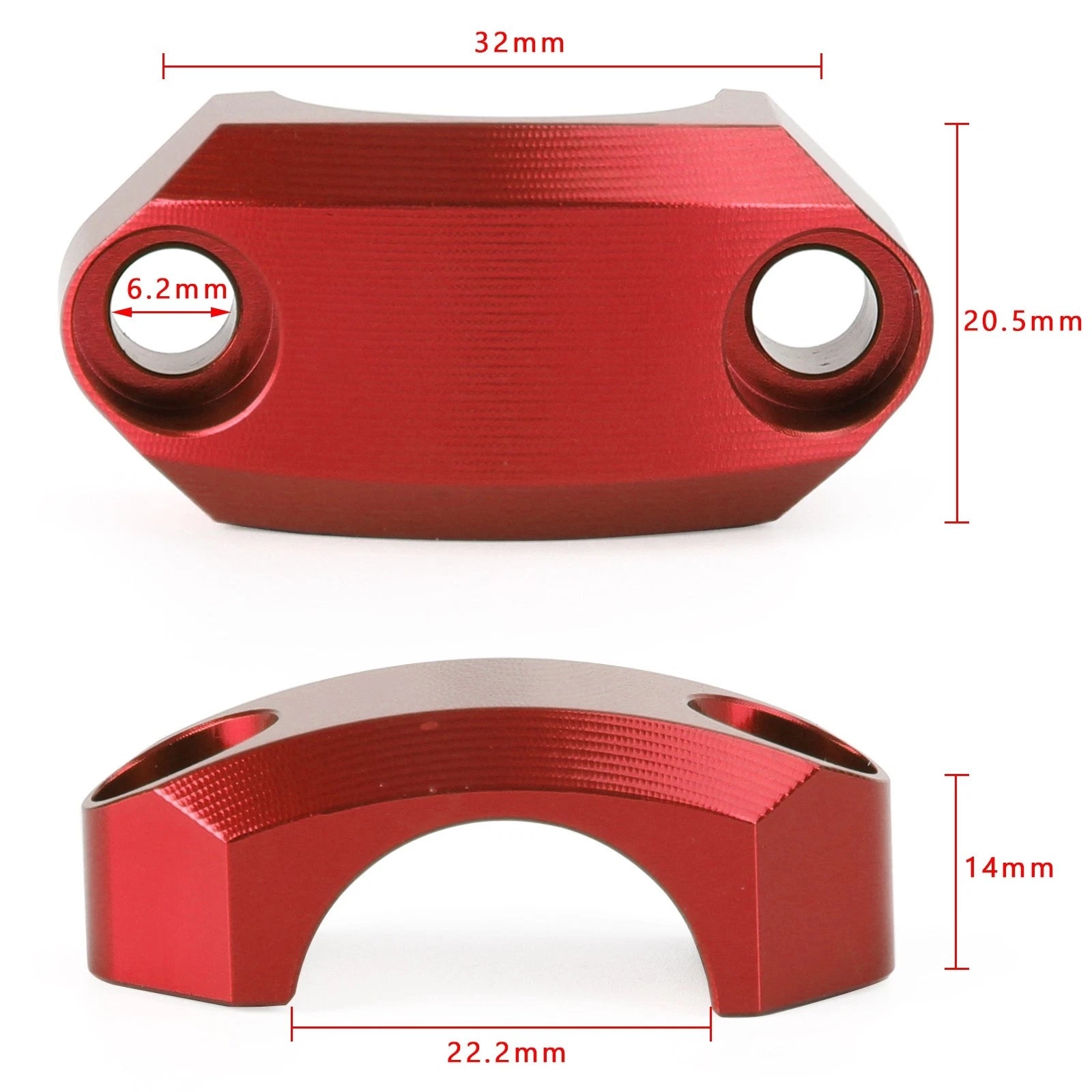 22mm Master Cylinder Perch Clamp Cover for Motocross MX Enduro