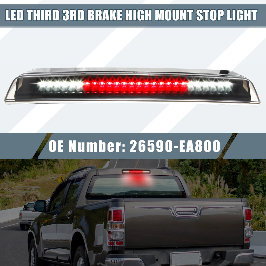 High Mount Stop Light 26590-EA800 for Nissan Titan (2004–2015) Black Smoked Lens