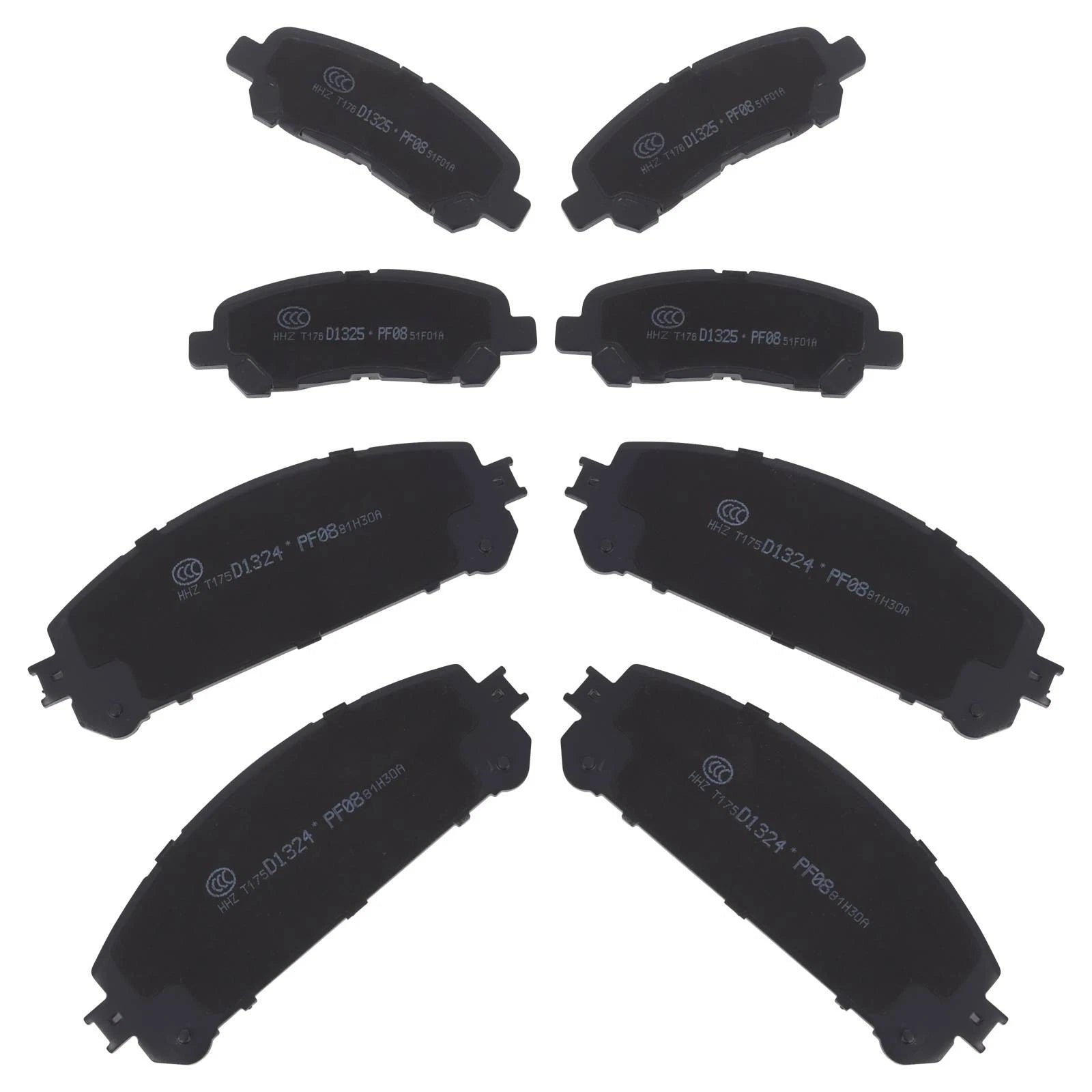 Ceramic Disc Brake Pads for Toyota Highlander (2008–2013)