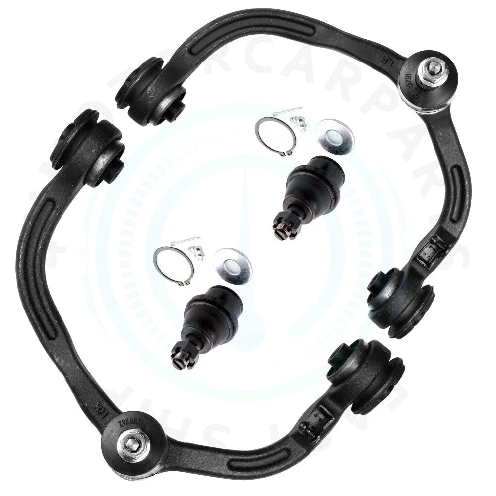 Set of 4 Front Upper Control Arms with Ball Joints for Ford Expedition (2003–2006)