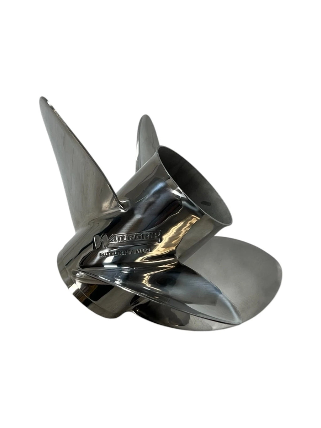 Set of 4 Stainless Steel Watergrip Propellers for Suzuki Marine (RH, 15 1/4 x 20R)