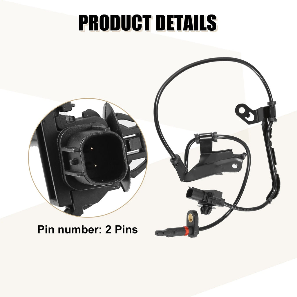 Front Left ABS Sensor No. 57455STXA01 for Honda Pilot (2009–2015)