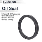 Set of 5 Oil Seal Rotary Shaft Seal NBR Rubber 45x55x7mm
