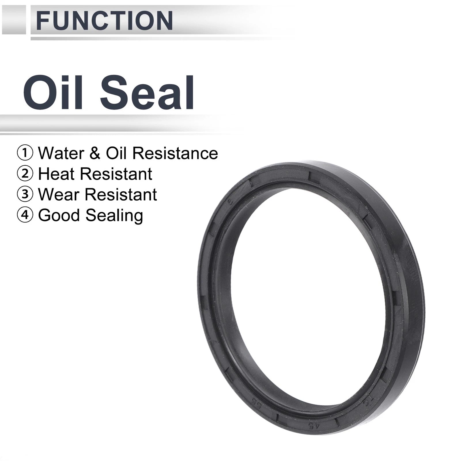 Set of 5 Oil Seal Rotary Shaft Seal NBR Rubber 45x55x7mm