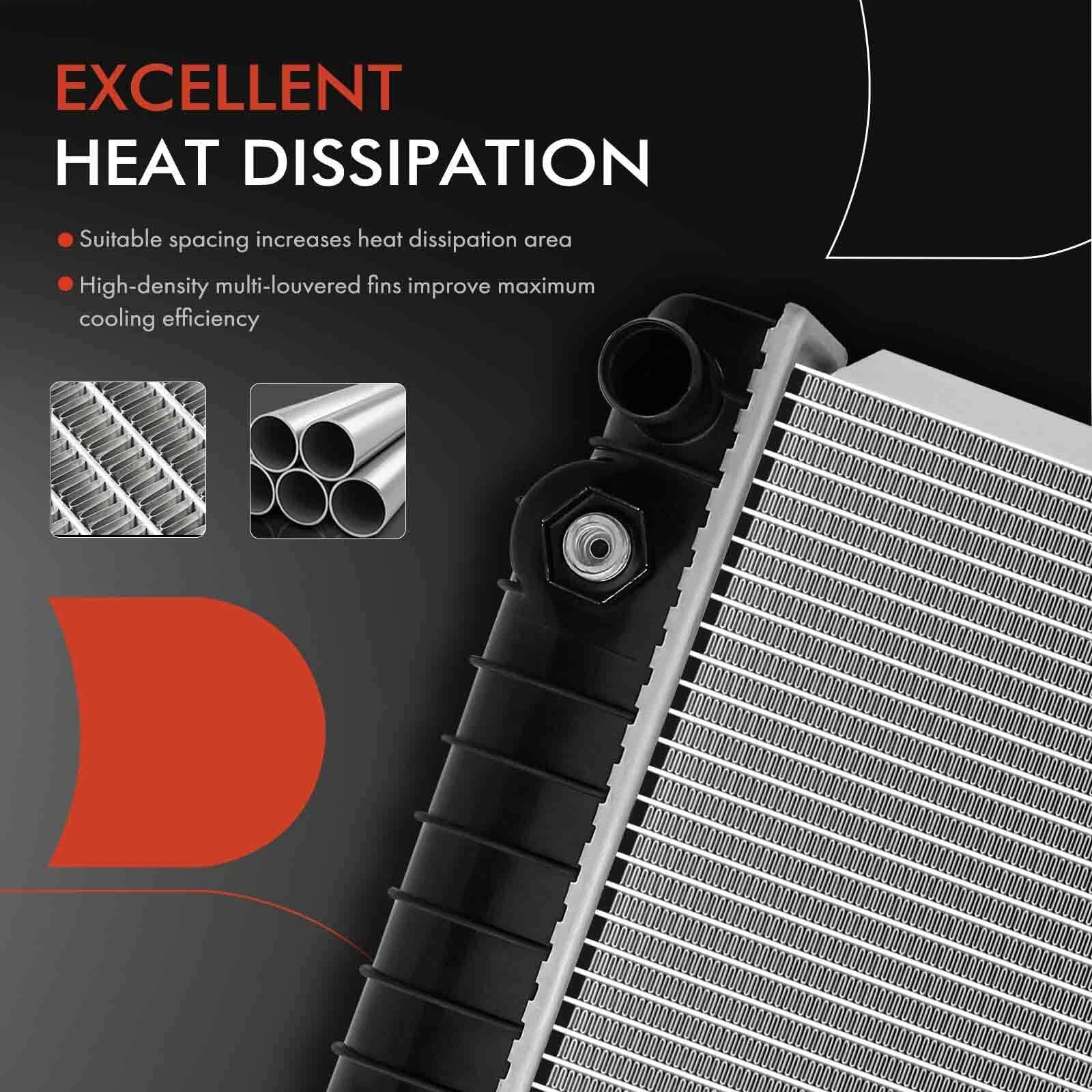 Radiator with Engine Oil Cooler for Buick Century (1997-2005)