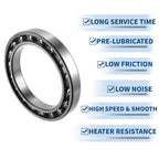 Deep Groove Ball Bearing P5 for Scooter Skateboard Wheel (130x180x24mm)