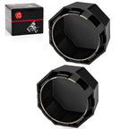 Pair Matte Black Hub Cover for Polaris Sportsman 570 (2015–2025)