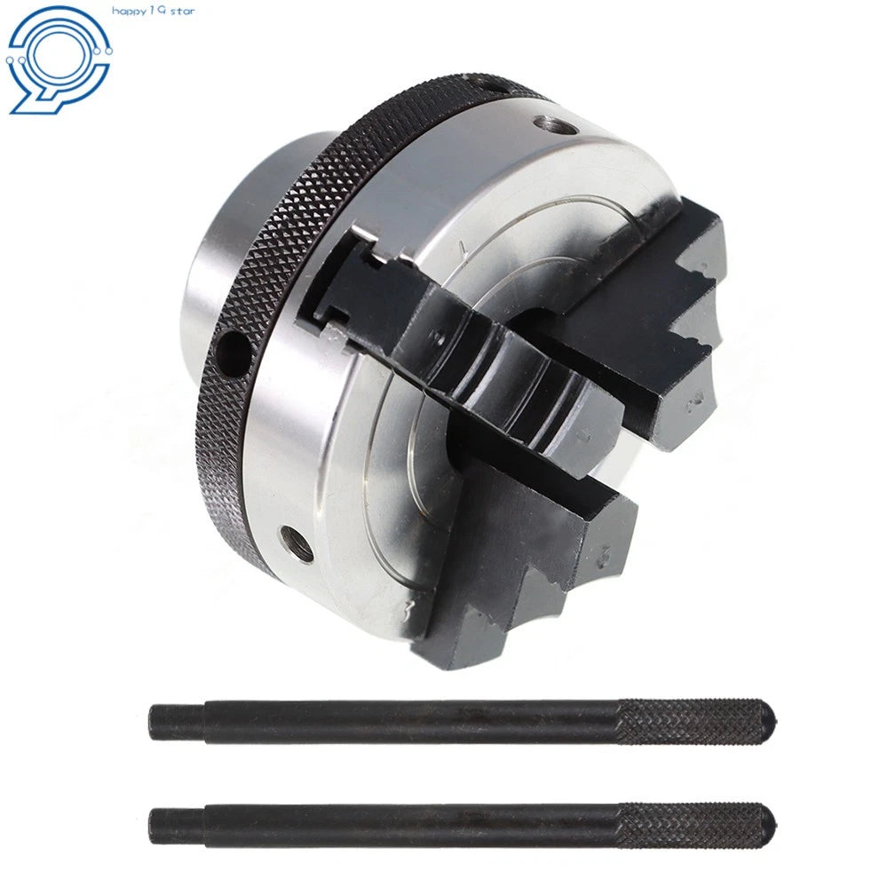 3" Self-Centering Lathe Chuck for Mini Wood Lathe (1-8 TPI)