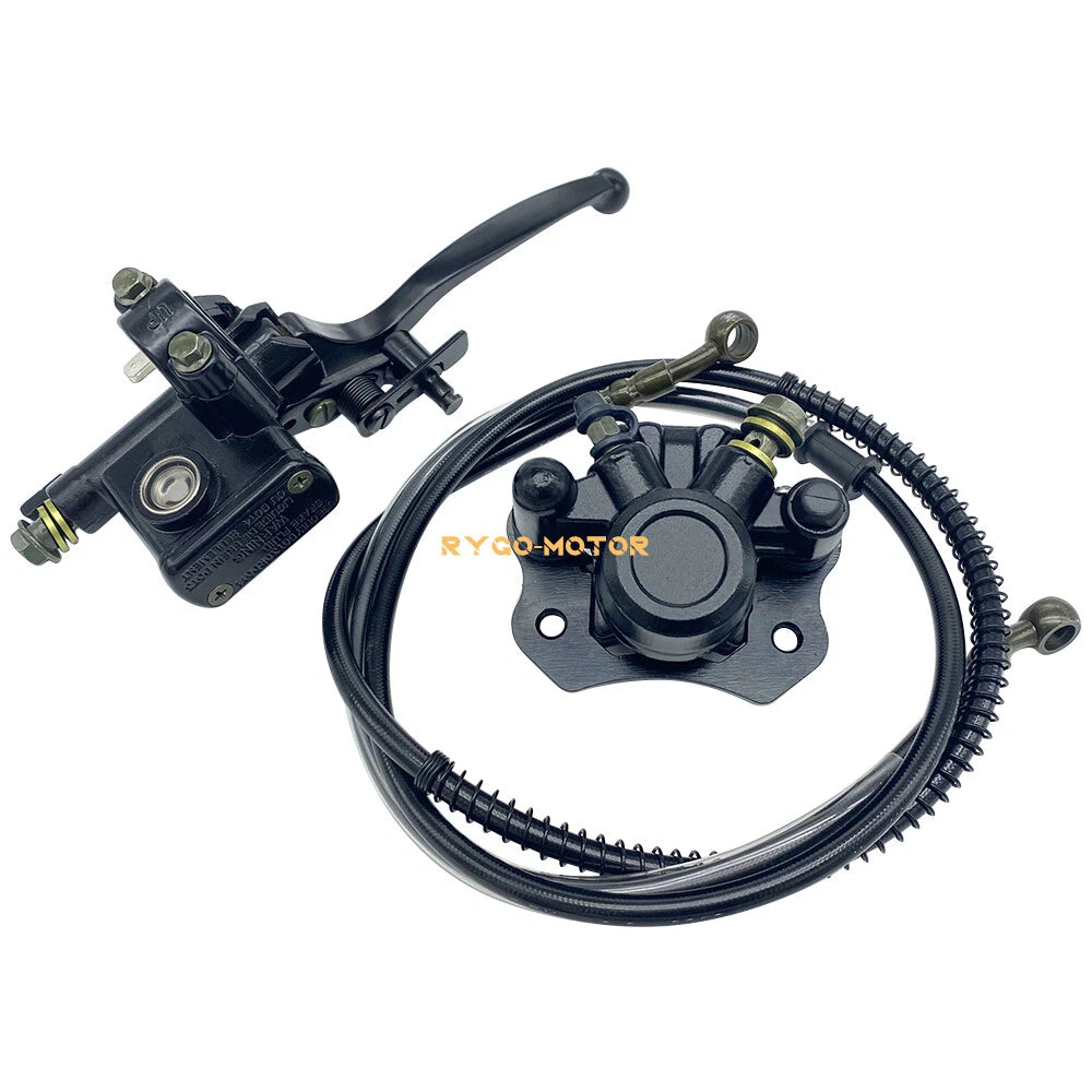 Rear Brake Caliper Master Cylinder Assembly for 50cc 90cc 110cc 125cc ATV Quad