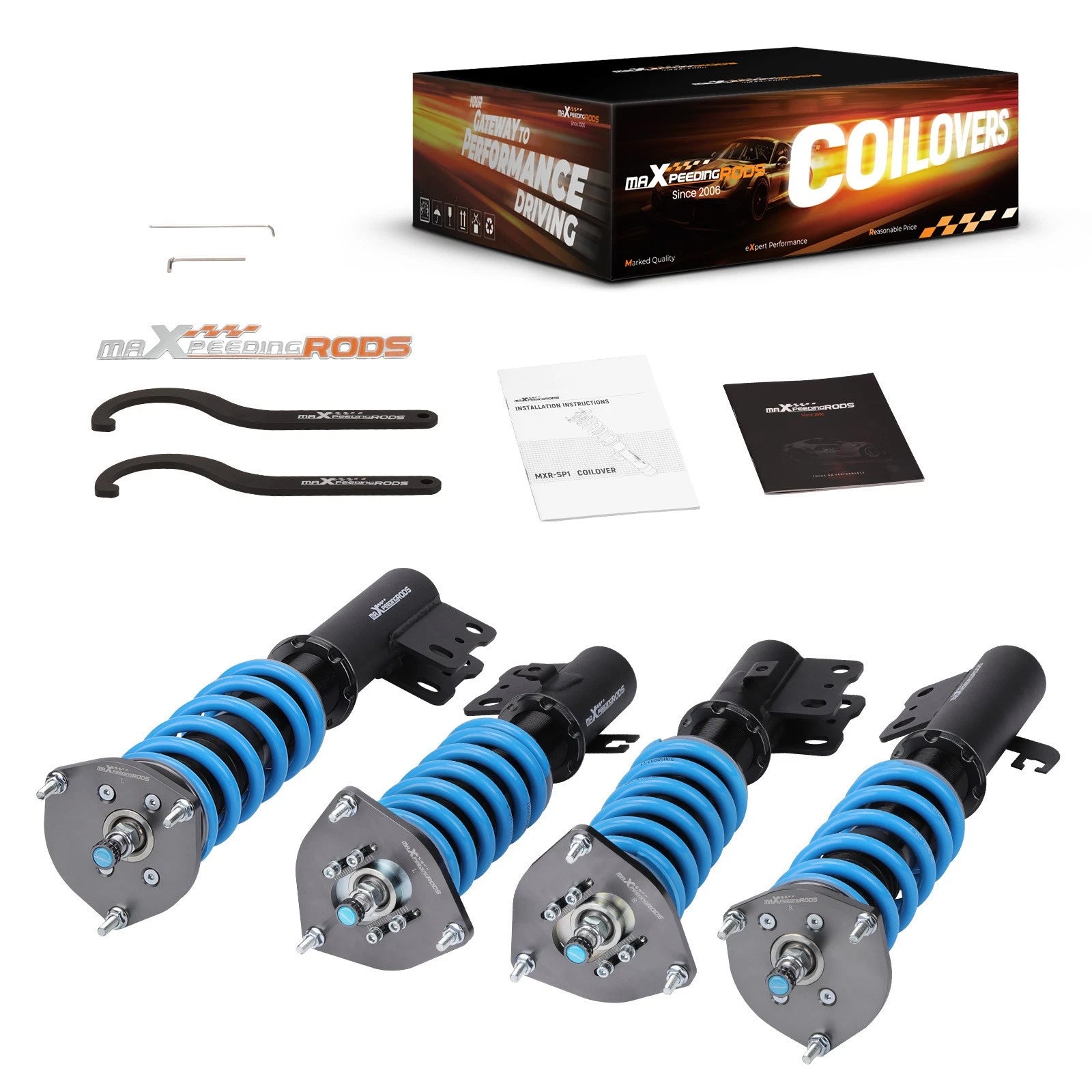 Coilovers Damper Adjustable Kit for Subaru Forester (1998–2002)