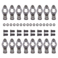 16Pcs Rocker Arms Set for Small Block Chevy SBC (262–400) Roller Tip