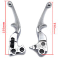 Chrome Skull Brake Clutch Levers for Harley Touring Road King FLHR (1996–2007)