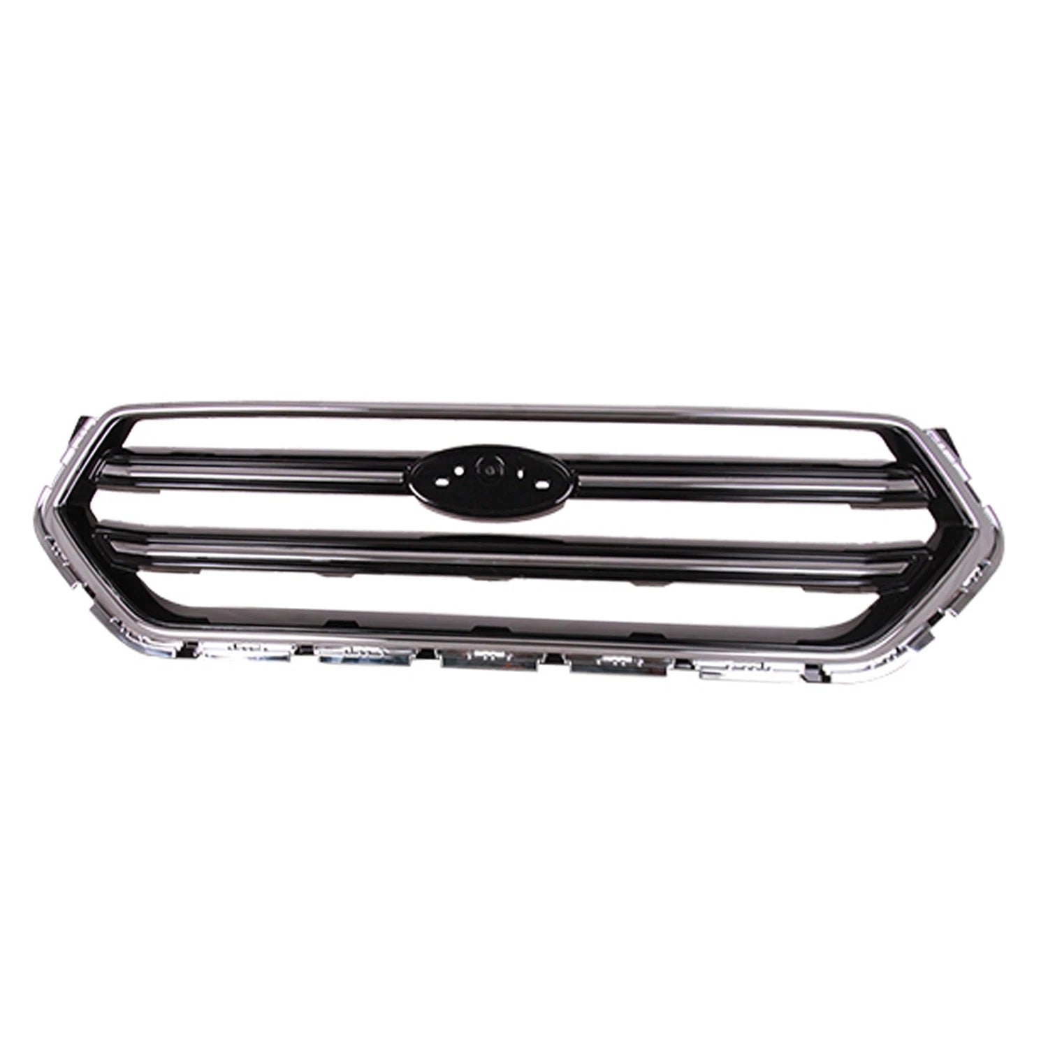 Replacement Front Grille Black ABS Plastic for Toyota Hilux (2005–2015)