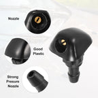 4pcs Windshield Wiper Washer Nozzle Spray Jet for Honda Civic (2006–2011) No.76810SWAE01