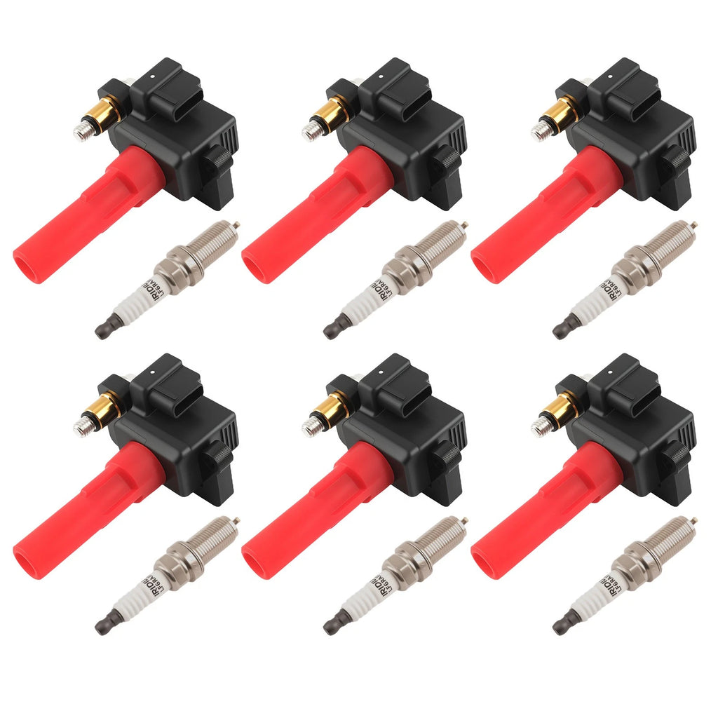 6x Ignition Coils & Spark Plug for Subaru Outback Legacy 3.6L (2010–2019) UF666