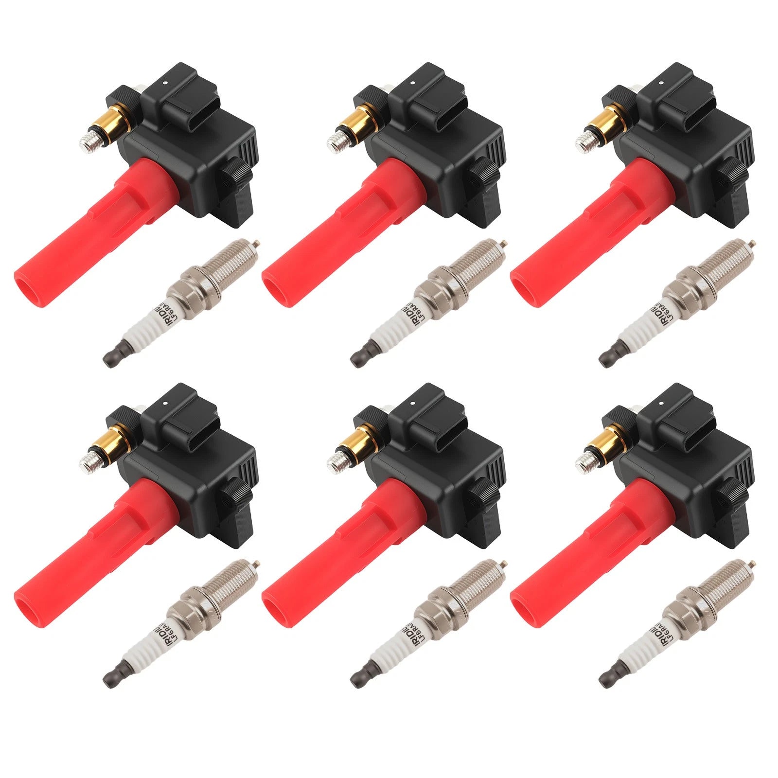 6x Ignition Coils & Spark Plug for Subaru Outback Legacy 3.6L (2010–2019) UF666
