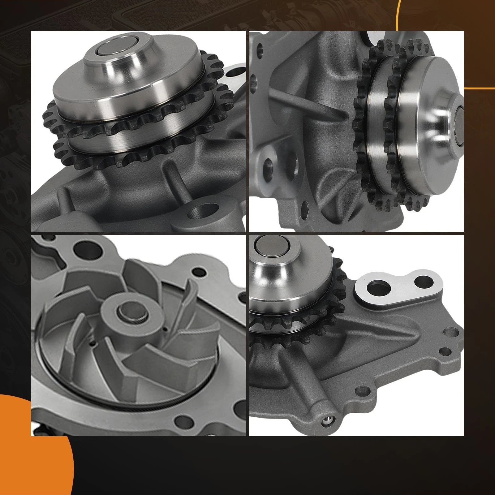 Belt Driven Water Pump for Chrysler Dodge 2.7L V6 (1998–2007)