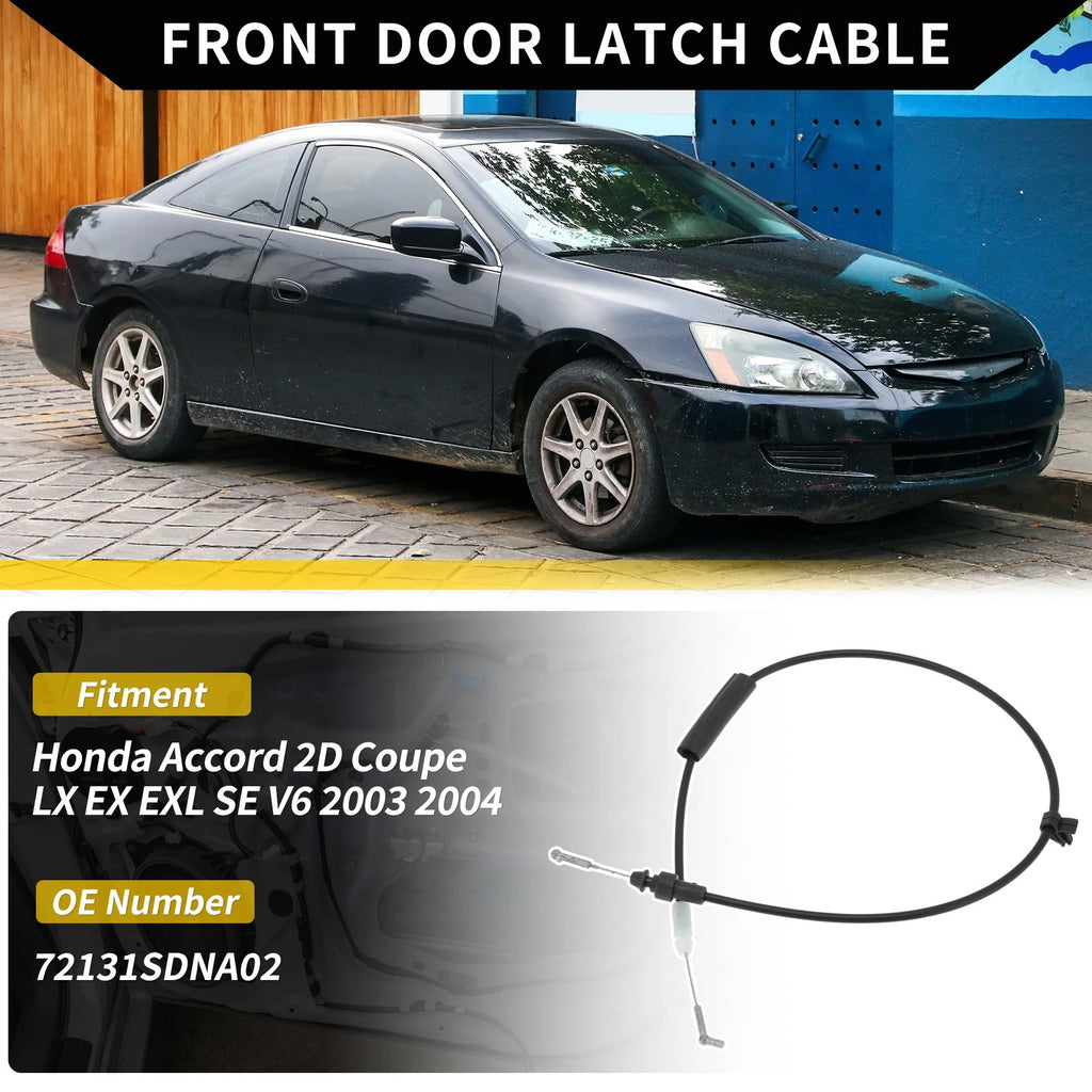 Interior Front Right Door Handle Cable for Honda Accord (2003–2004) No.72131SDNA02