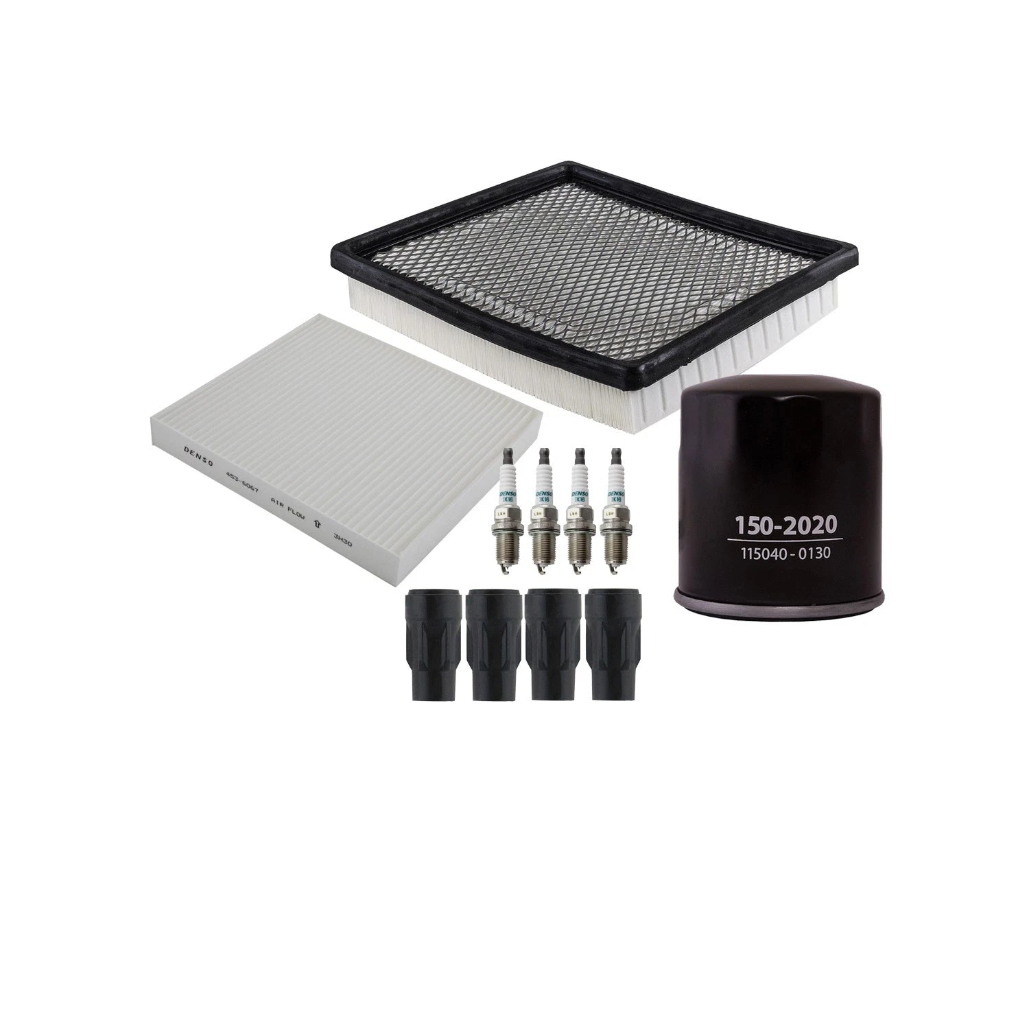 Denso Tune Up Kit 4 Spark Plugs & Boots for Chrysler 200 (2011–2014)