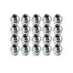 Set of 20 Chrome Lug Nuts for Ford Edge, Mustang (2007–2023) ACPZ1012M