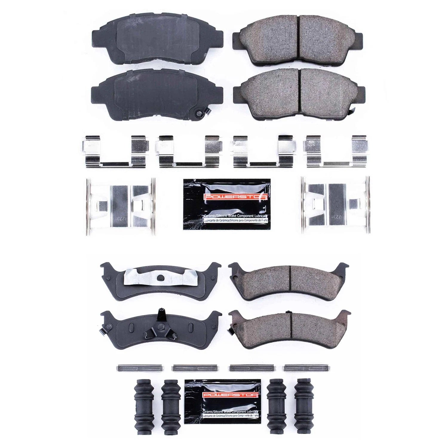 PowerStop Z23 Carbon-Fiber Ceramic Brake Pads Kit for Explorer Ranger