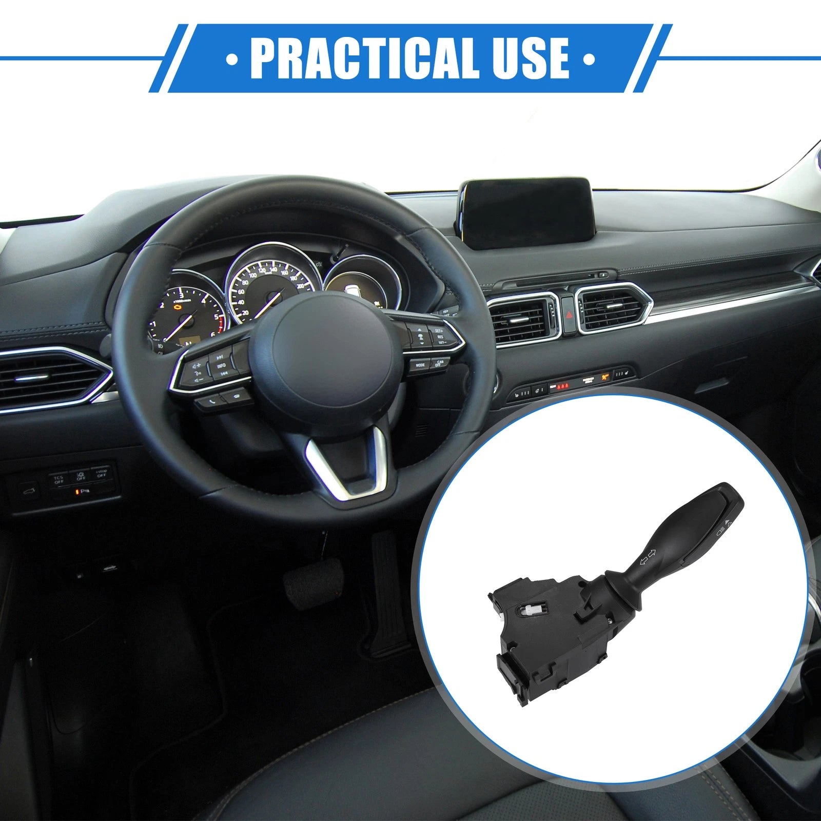 Steering Column Switch Stalk 8 Pin 8A6T13335AB for Ford Fiesta VI (2008–Present)