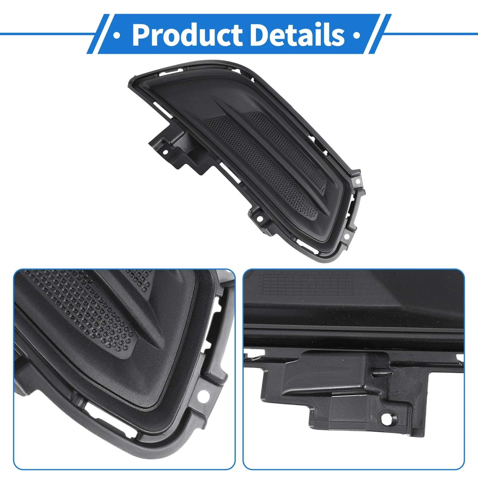 1 Pc Fog Light Grill for Ford Fusion (2013–2016) No.DS7Z17B814AA ABS