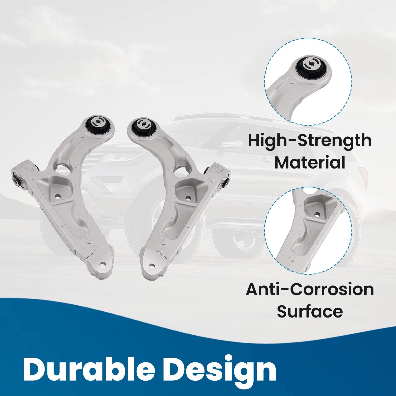 Front Lower Control Arms with Ball Joint for Jeep Cherokee (2014-2018)